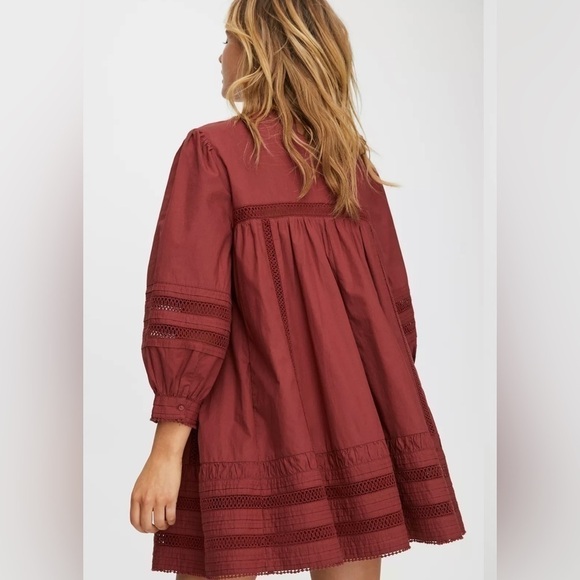 Aritzia Sunday Best 100% Cotton Long Sleeve Mini Dress - Picture 4 of 15